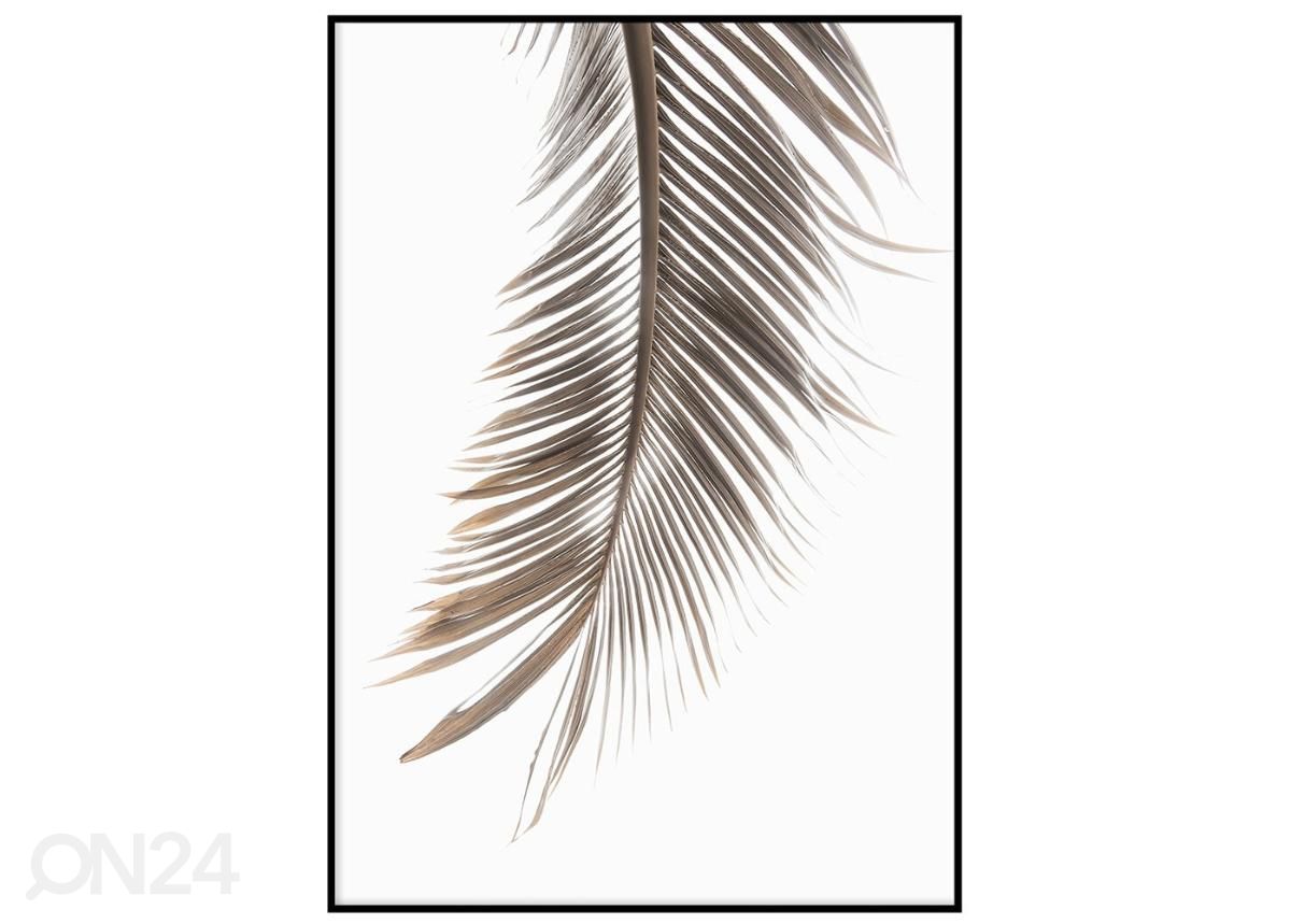 Seinäjuliste Trooppinen palmunlehti 21x30 cm kuvasuurennos