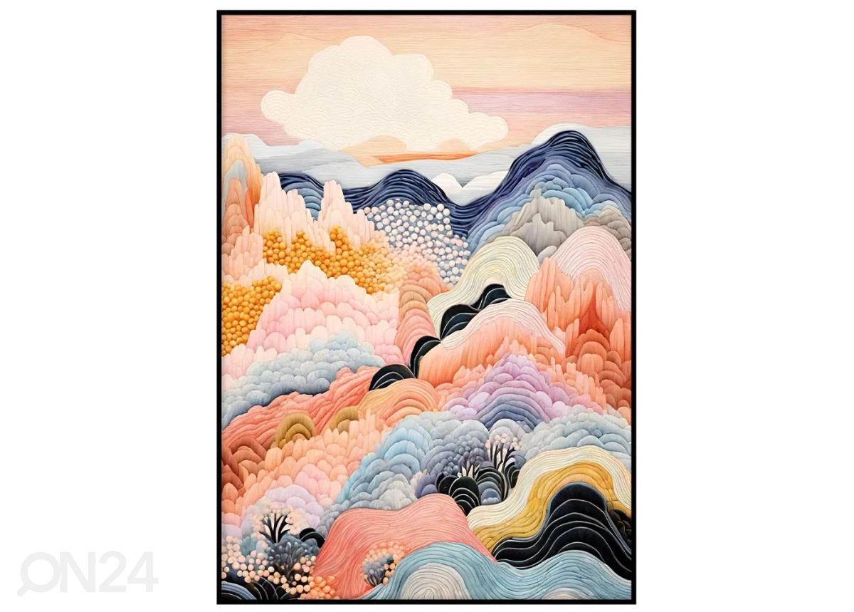 Seinäjuliste Värien runsaus I 21x30 cm kuvasuurennos