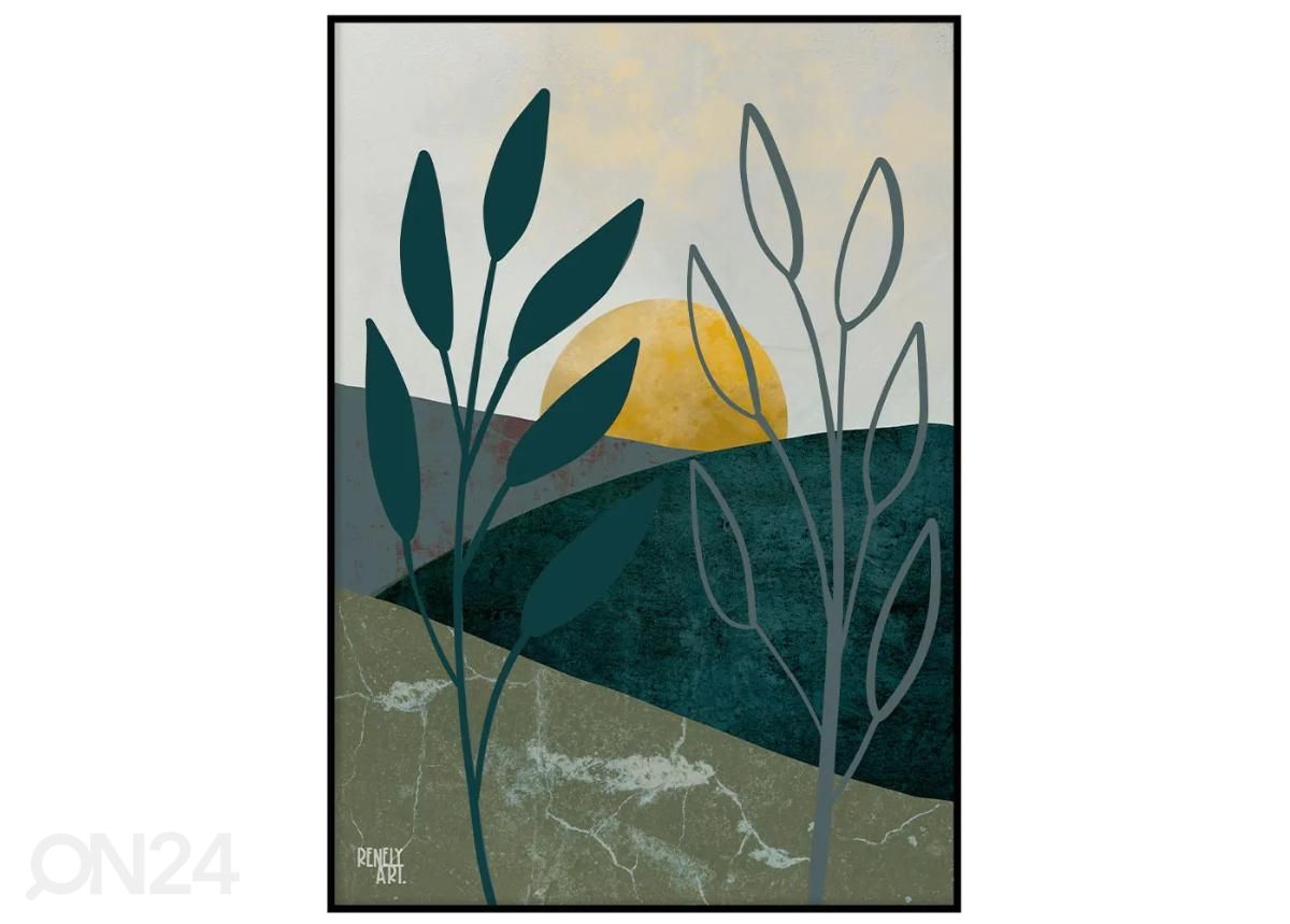Seinäjuliste Vihreä 21x30 cm kuvasuurennos