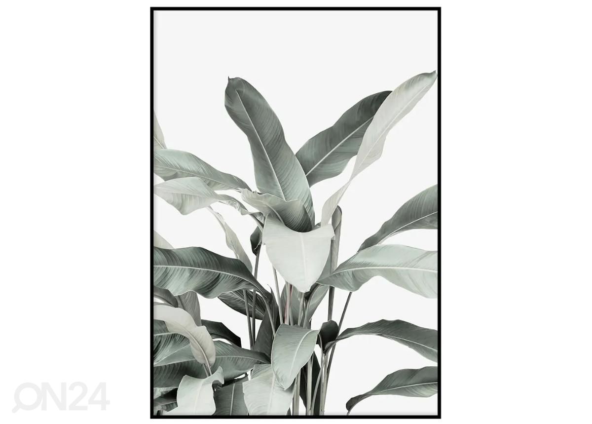 Seinäjuliste Vihreät lehdet I 21x30 cm kuvasuurennos