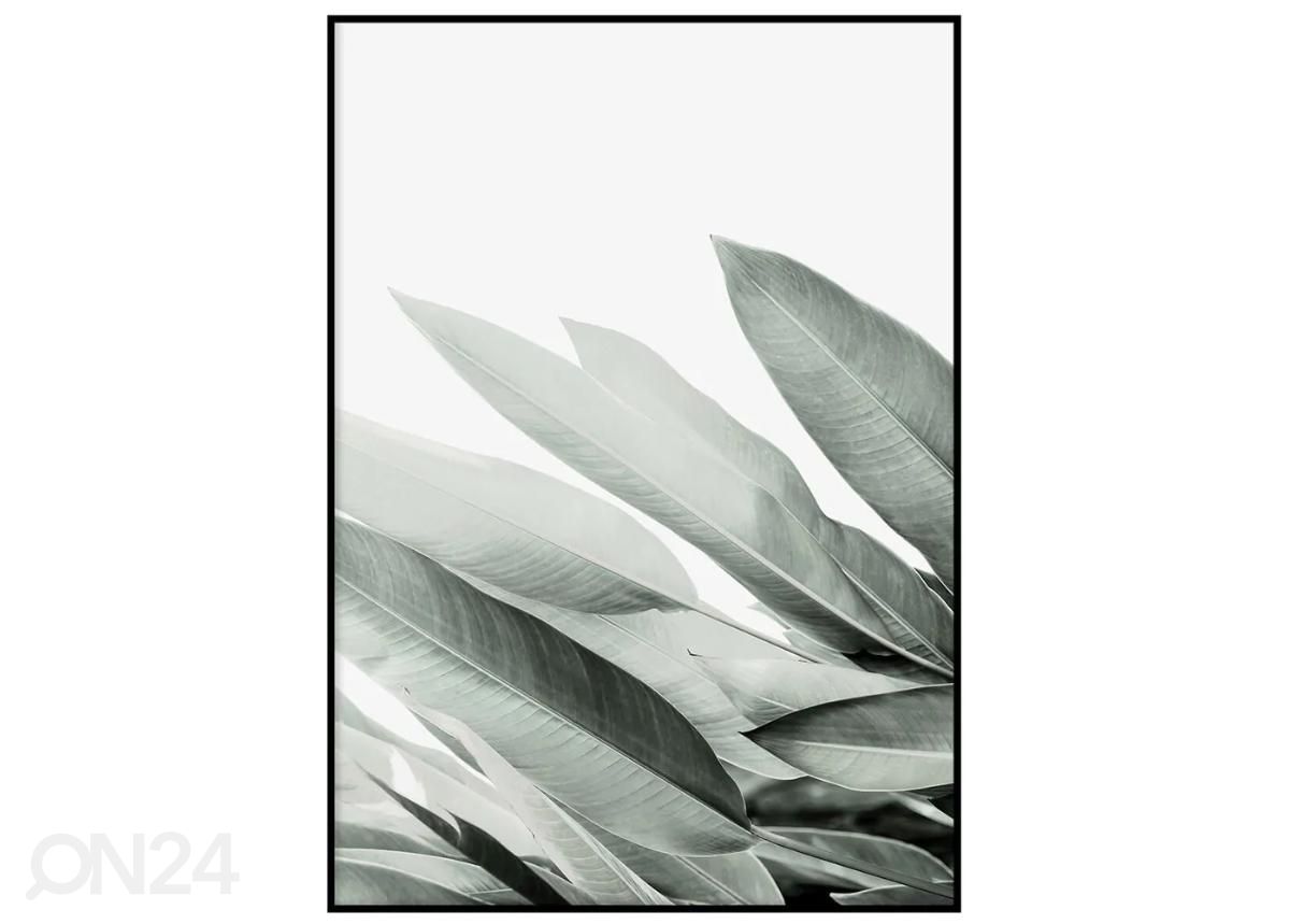 Seinäjuliste Vihreät lehdet II 21x30 cm kuvasuurennos