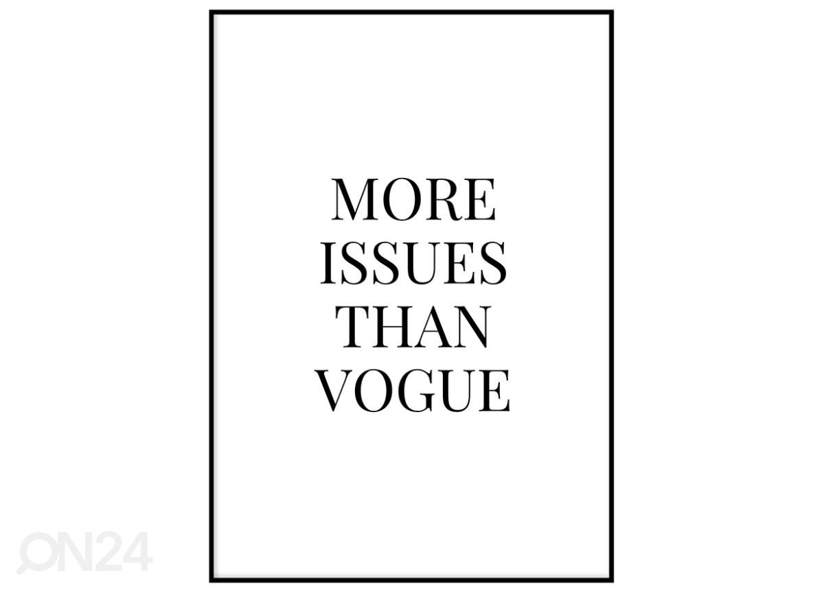 Seinäjuliste Vogue 21x30 cm kuvasuurennos