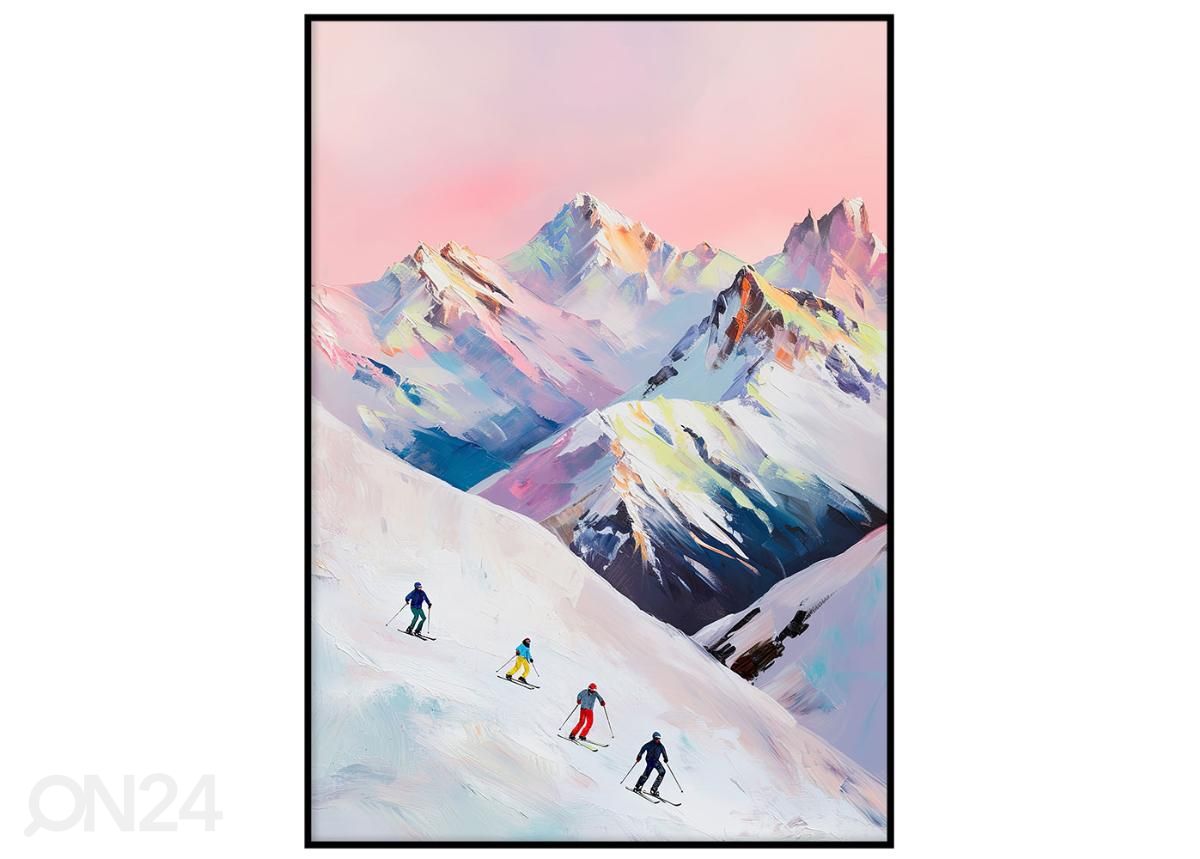 Seinäjuliste Vuorten taikaa 21x30 cm kuvasuurennos