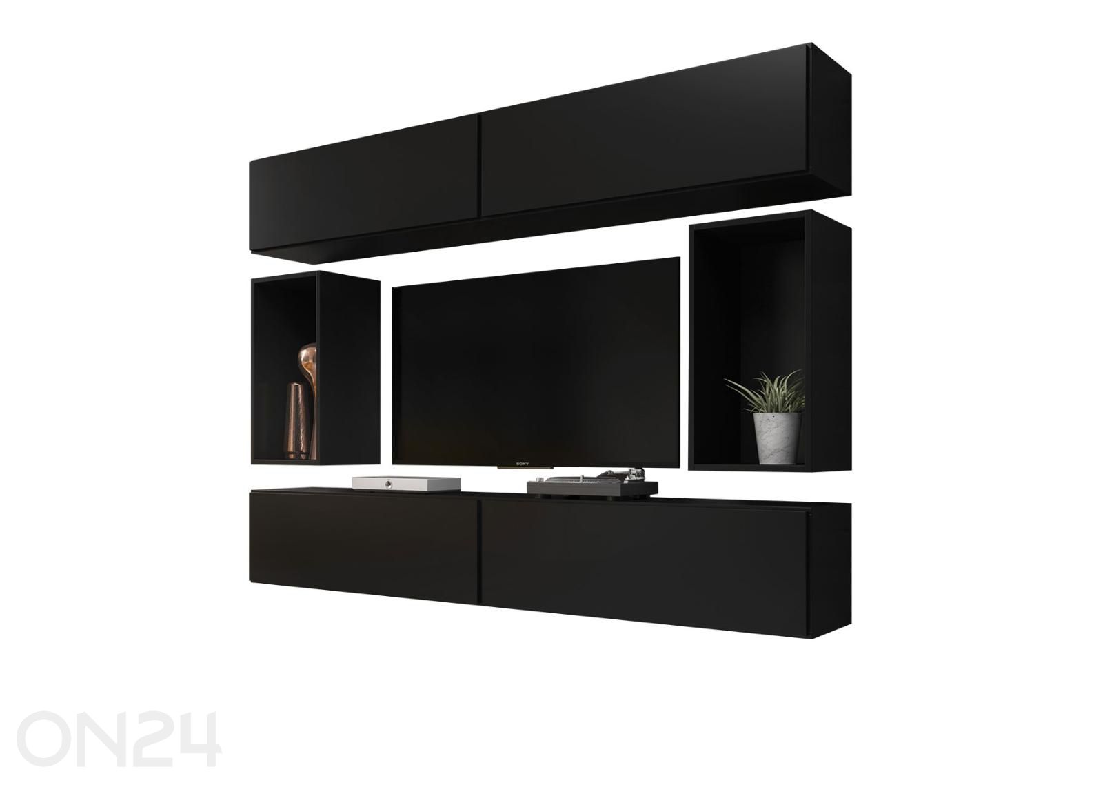 Seinäkaapit ja hyllyt kuvasuurennos