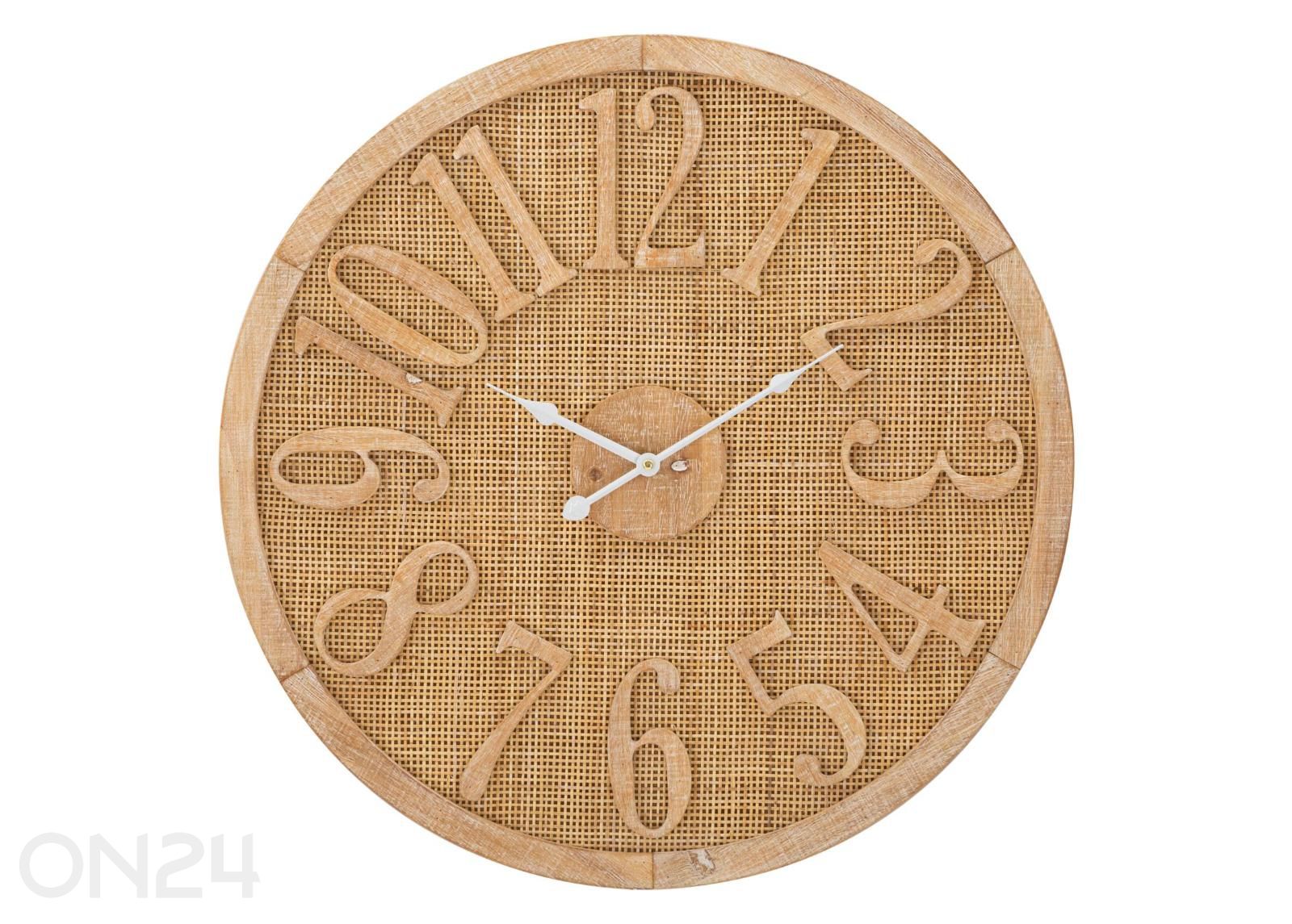 Seinäkello Boho Ø 60 cm, luonnollinen kuvasuurennos