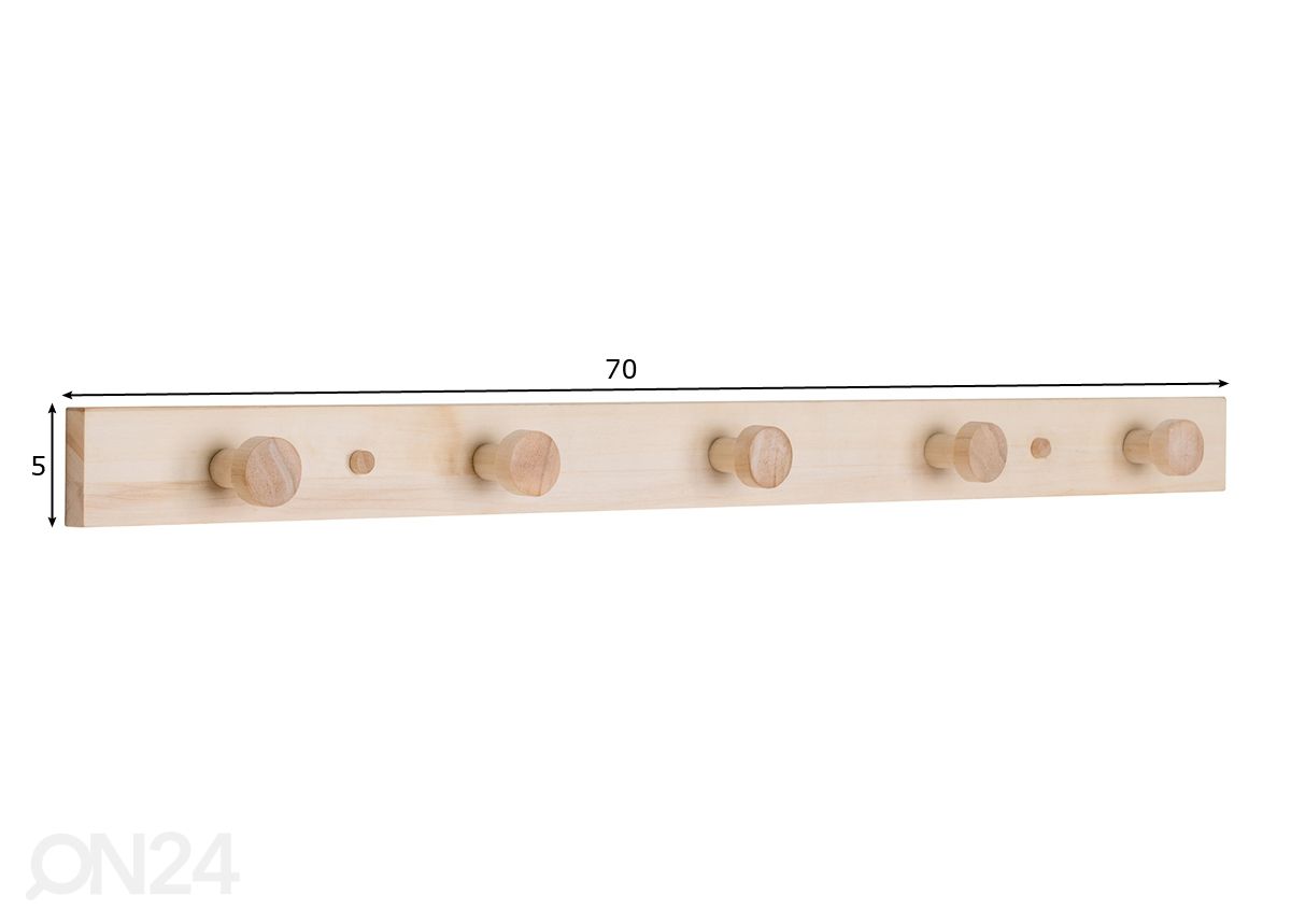 Seinänaulakko Cattolica 70 cm kuvasuurennos mitat