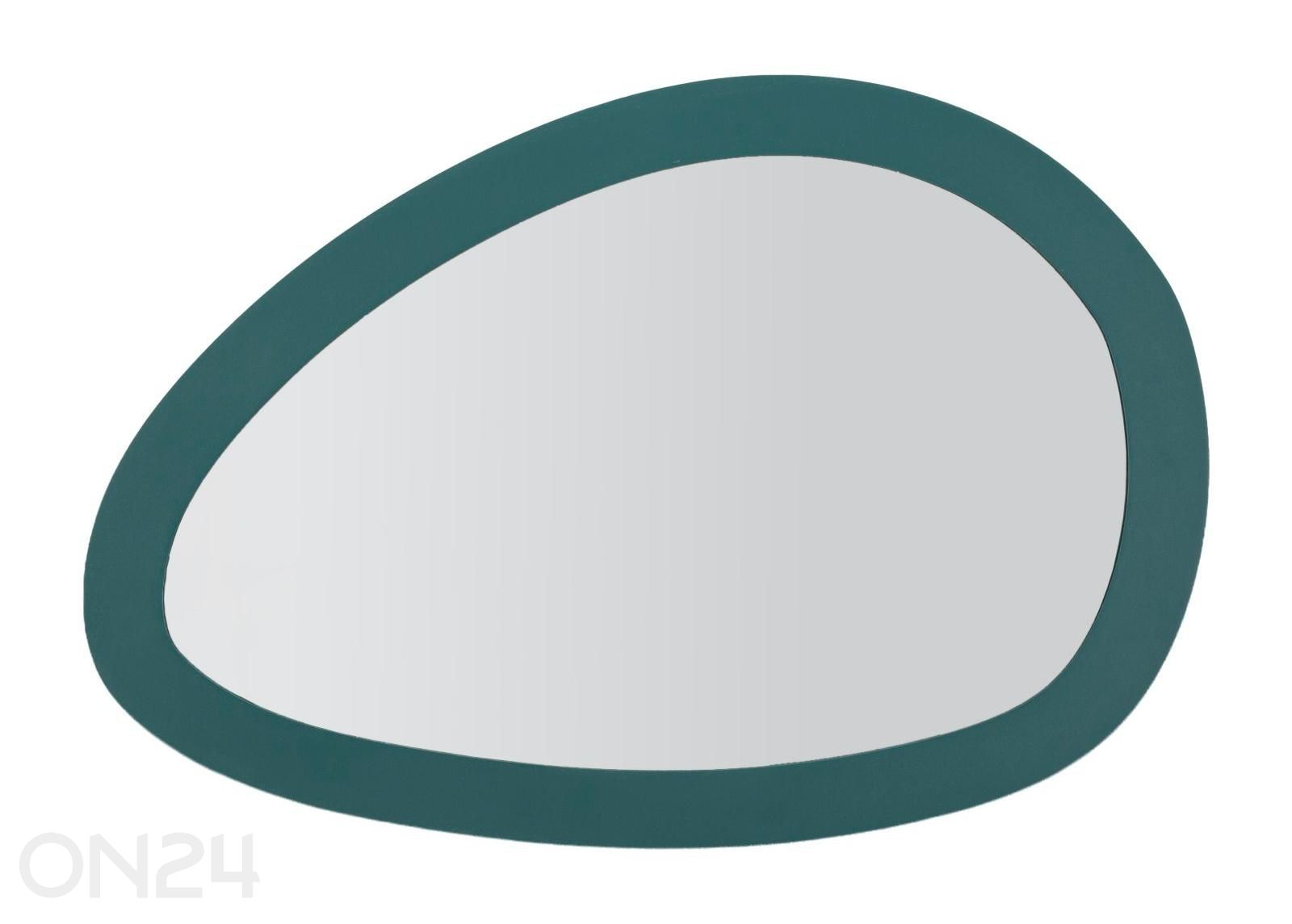 Seinäpeili 71x48 cm, sinivihreä kuvasuurennos