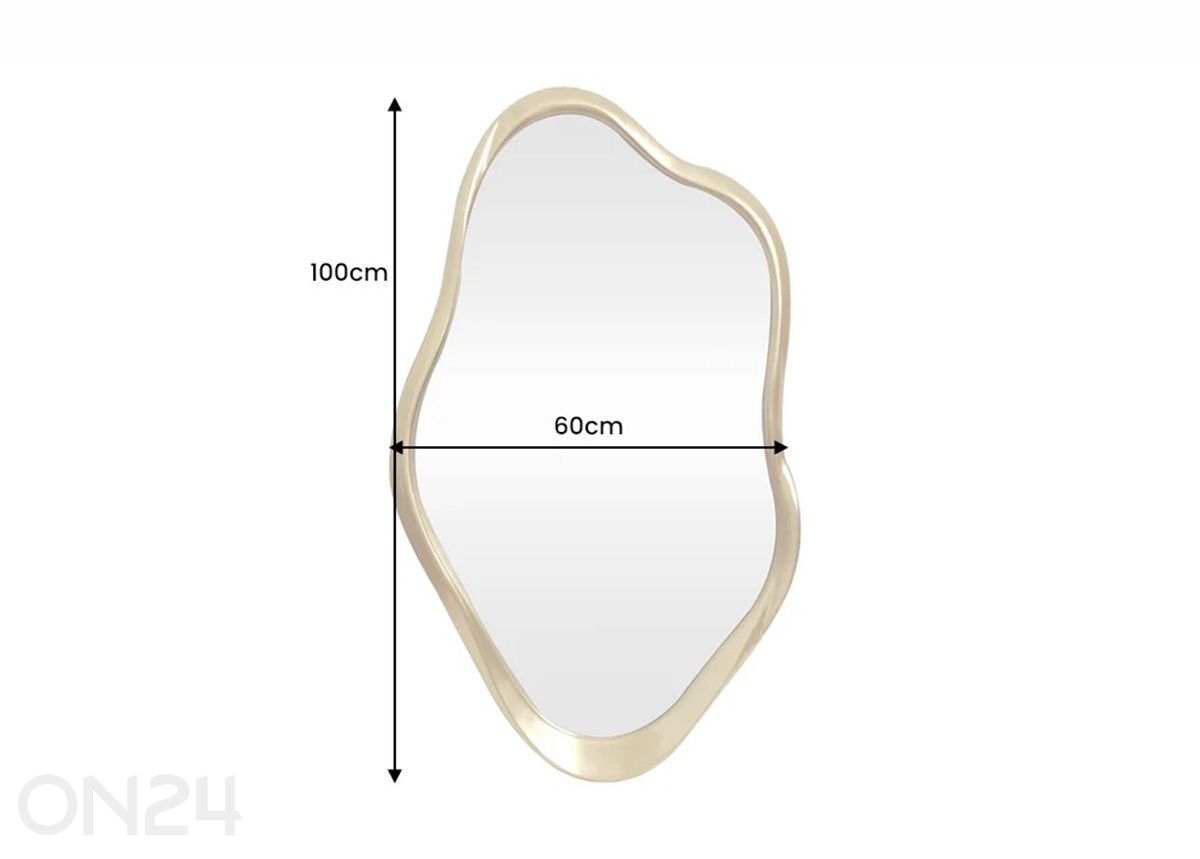 Seinäpeili Ember kuvasuurennos mitat