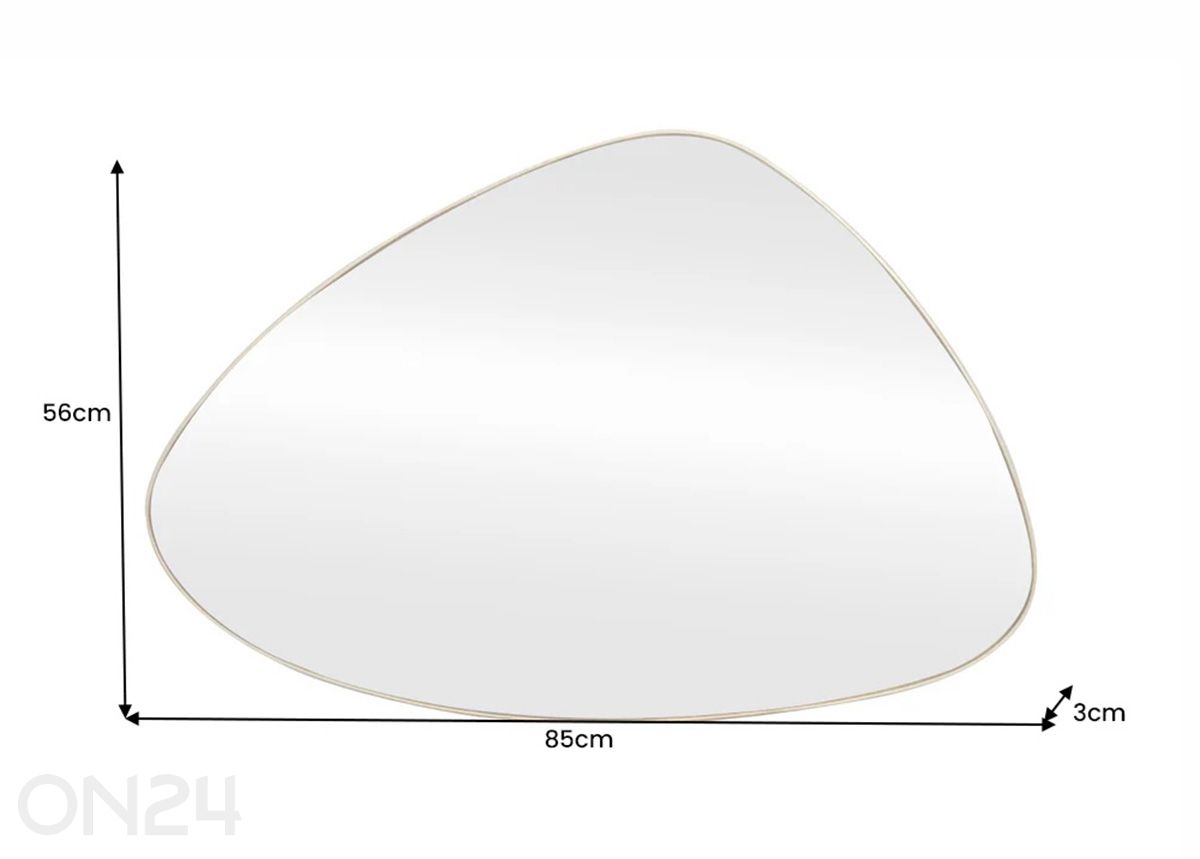 Seinäpeili Noemi kuvasuurennos mitat