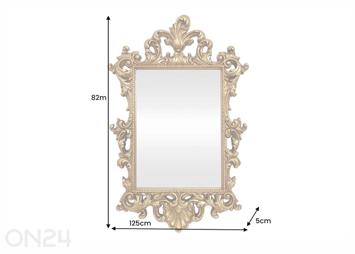 Seinäpeili Opulent kuvasuurennos mitat