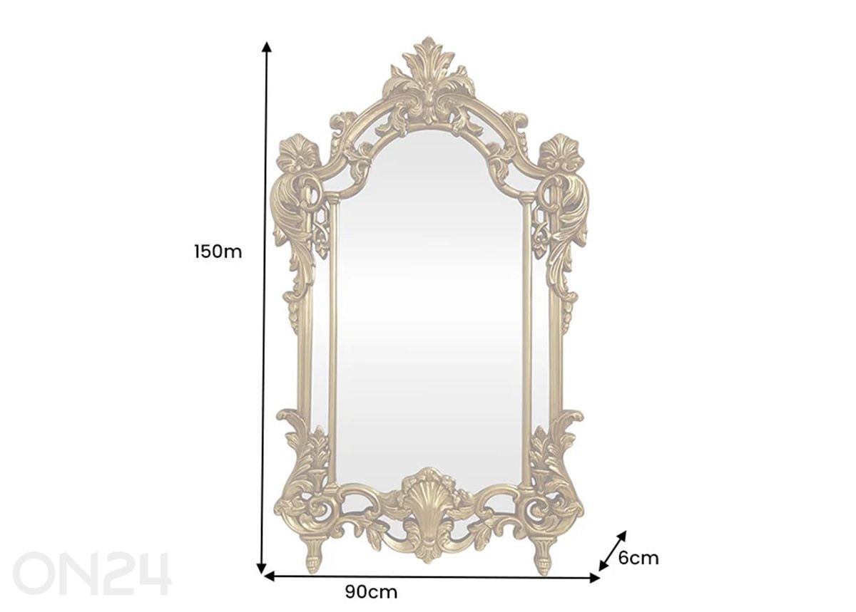 Seinäpeili Opulent kuvasuurennos mitat