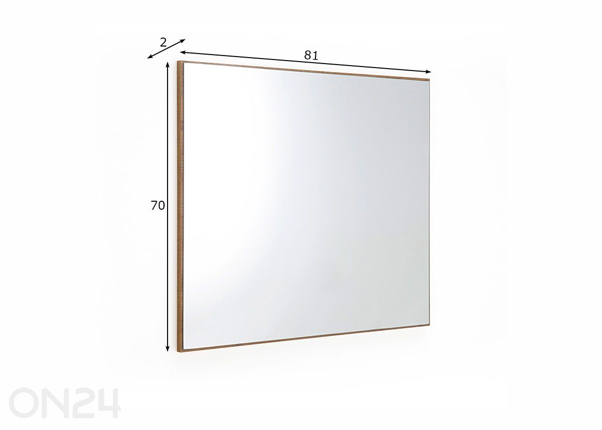 Seinäpeili Toledo kuvasuurennos mitat