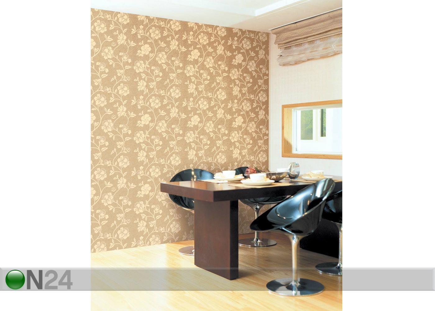 Seinätapetti KORISTESAMETTI kuvasuurennos mitat