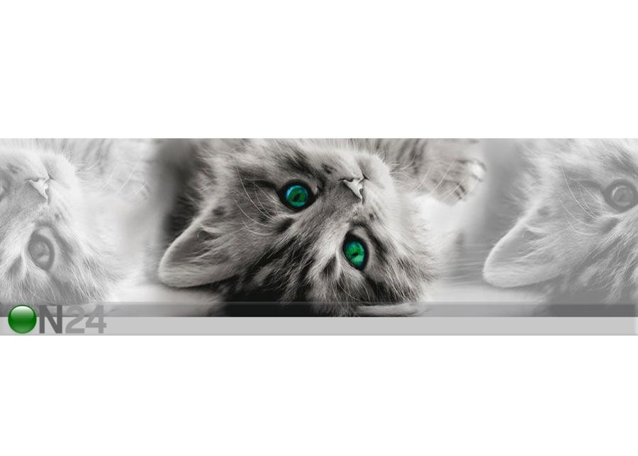 Seinätarra Cat 14x500 cm kuvasuurennos