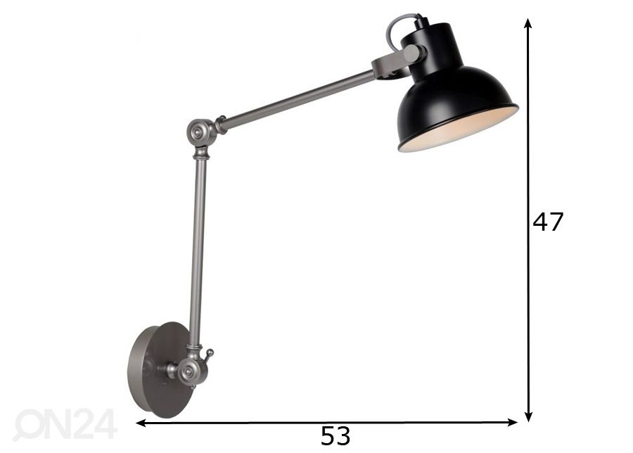 Seinävalaisin Crunch kuvasuurennos mitat
