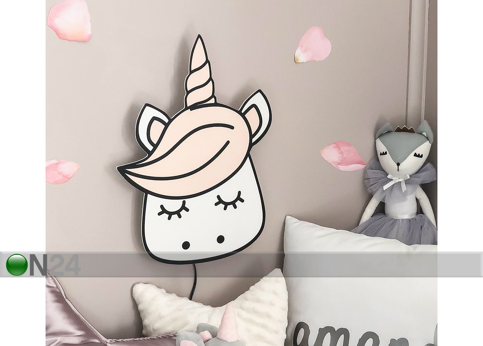 Seinävalaisin Unicorn kuvasuurennos