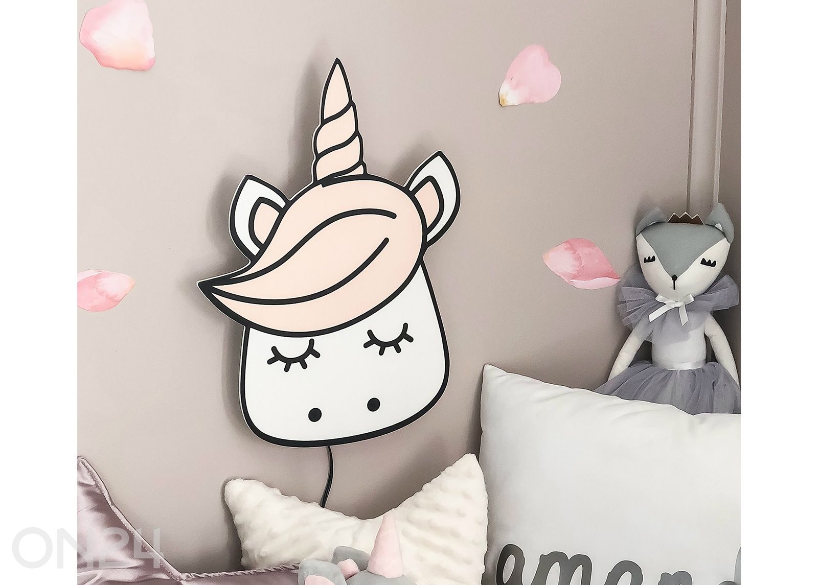 Seinävalaisin Unicorn kuvasuurennos