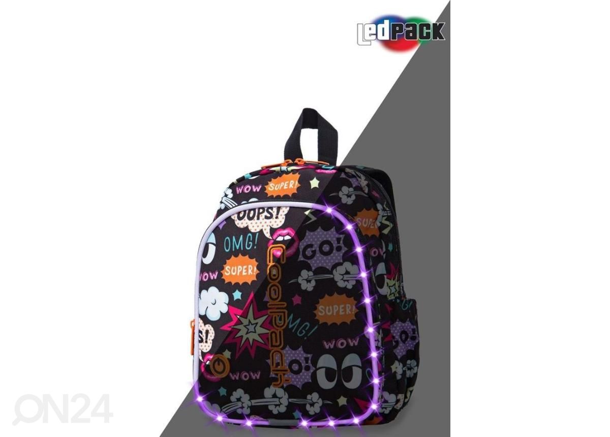 Selkäreppu CoolPack Bobby Lastele LED Comics 8L kuvasuurennos