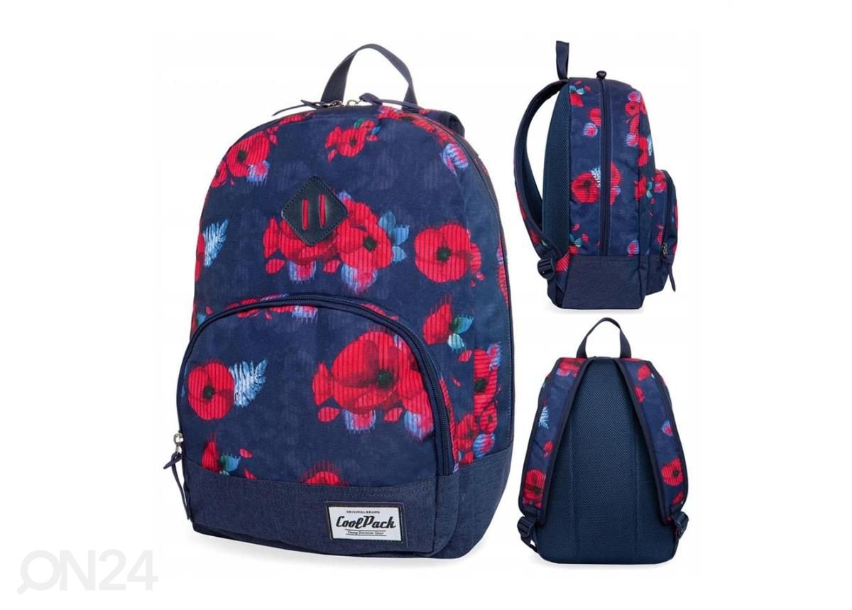 Selkäreppu CoolPack Classic / Red Poppy kuvasuurennos