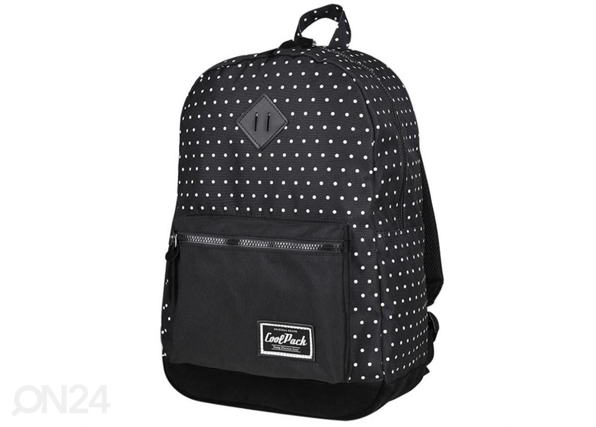 Selkäreppu CoolPack Grasp Black Dots 25 L kuvasuurennos