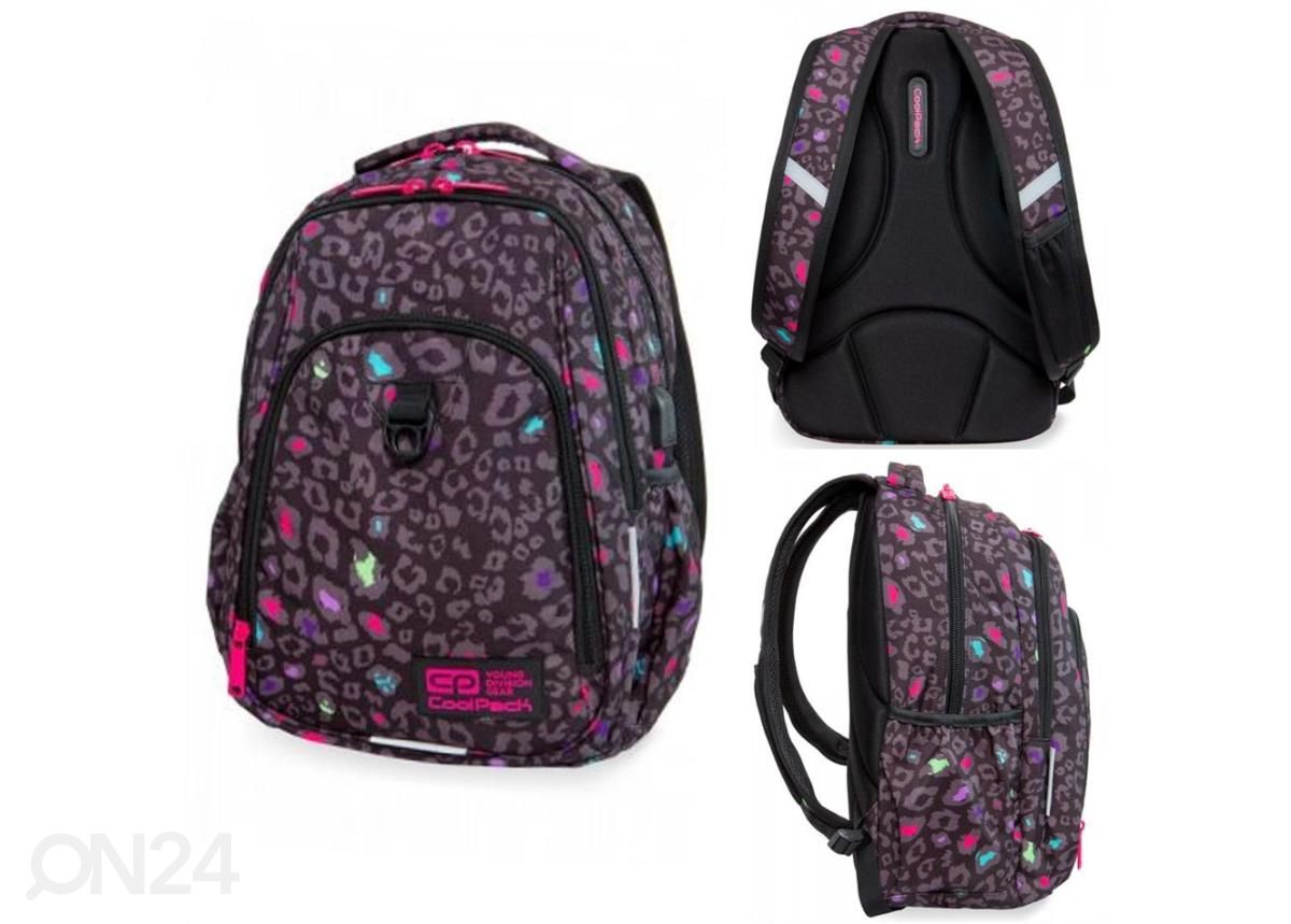 Selkäreppu CoolPack Strike L Black Panther kuvasuurennos