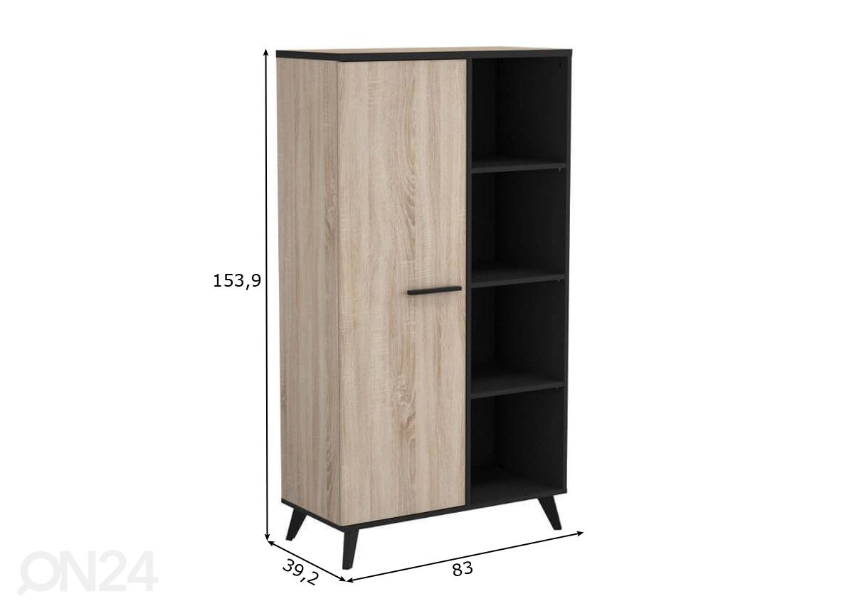 Senkki Wayne 83 cm kuvasuurennos mitat