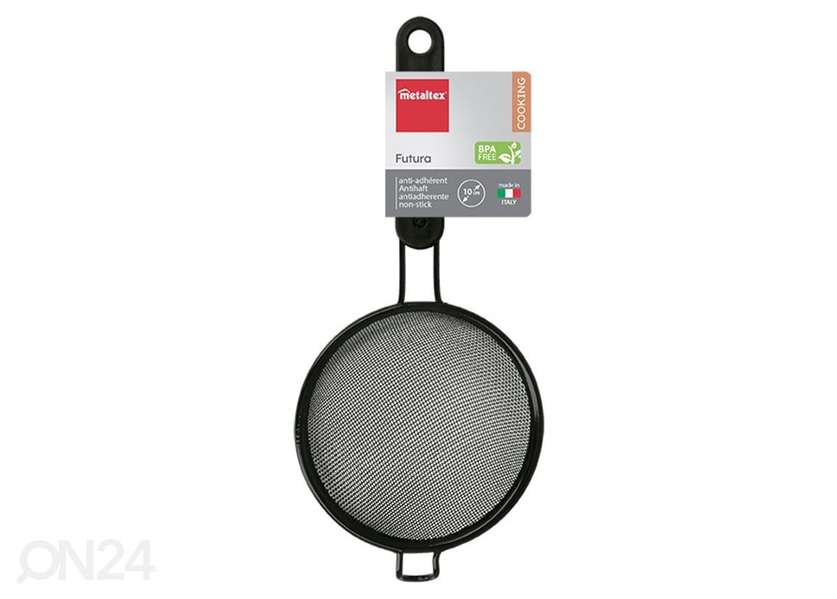 Seula Futura Ø 10 cm, metalli/muovi, musta kuvasuurennos