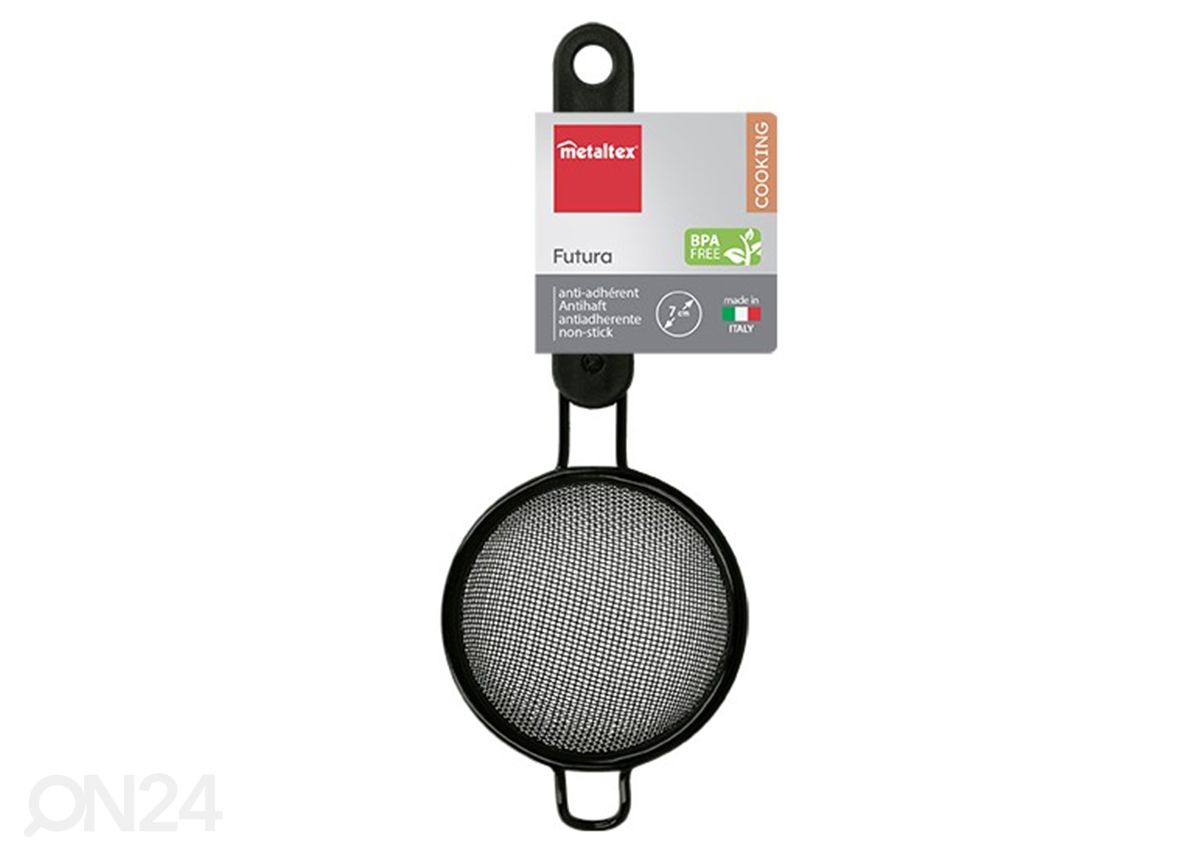 Seula Futura Ø 7 cm, metalli/muovi, musta kuvasuurennos