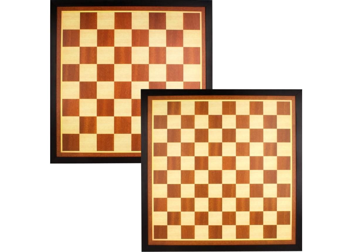 Shakki/tammi pelilauta 54,5x54,5 cm Abbey kuvasuurennos