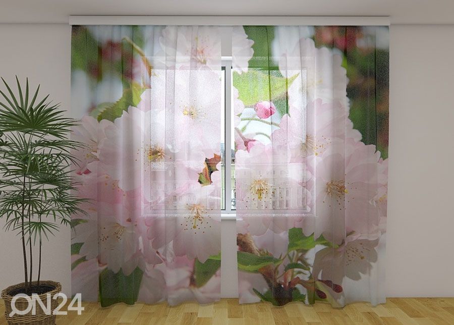 Sifonki-kuvaverho AROMA OF SPRING 240x220 cm kuvasuurennos