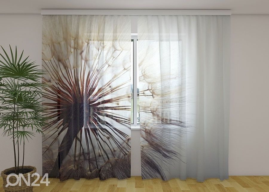 Sifonki-kuvaverho DANDELION 240x220 cm kuvasuurennos