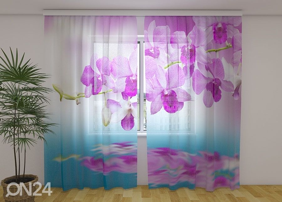 Sifonki-kuvaverho ORHIDEYA 240x220 cm kuvasuurennos