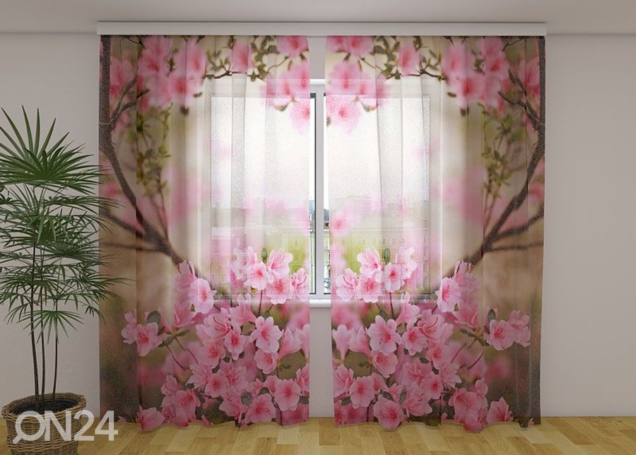 Sifonki-kuvaverho SPRINGTIME 240x220 cm kuvasuurennos