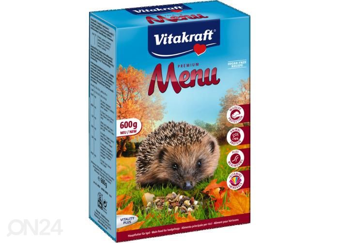 Siilin täysravinto 600 g kuvasuurennos