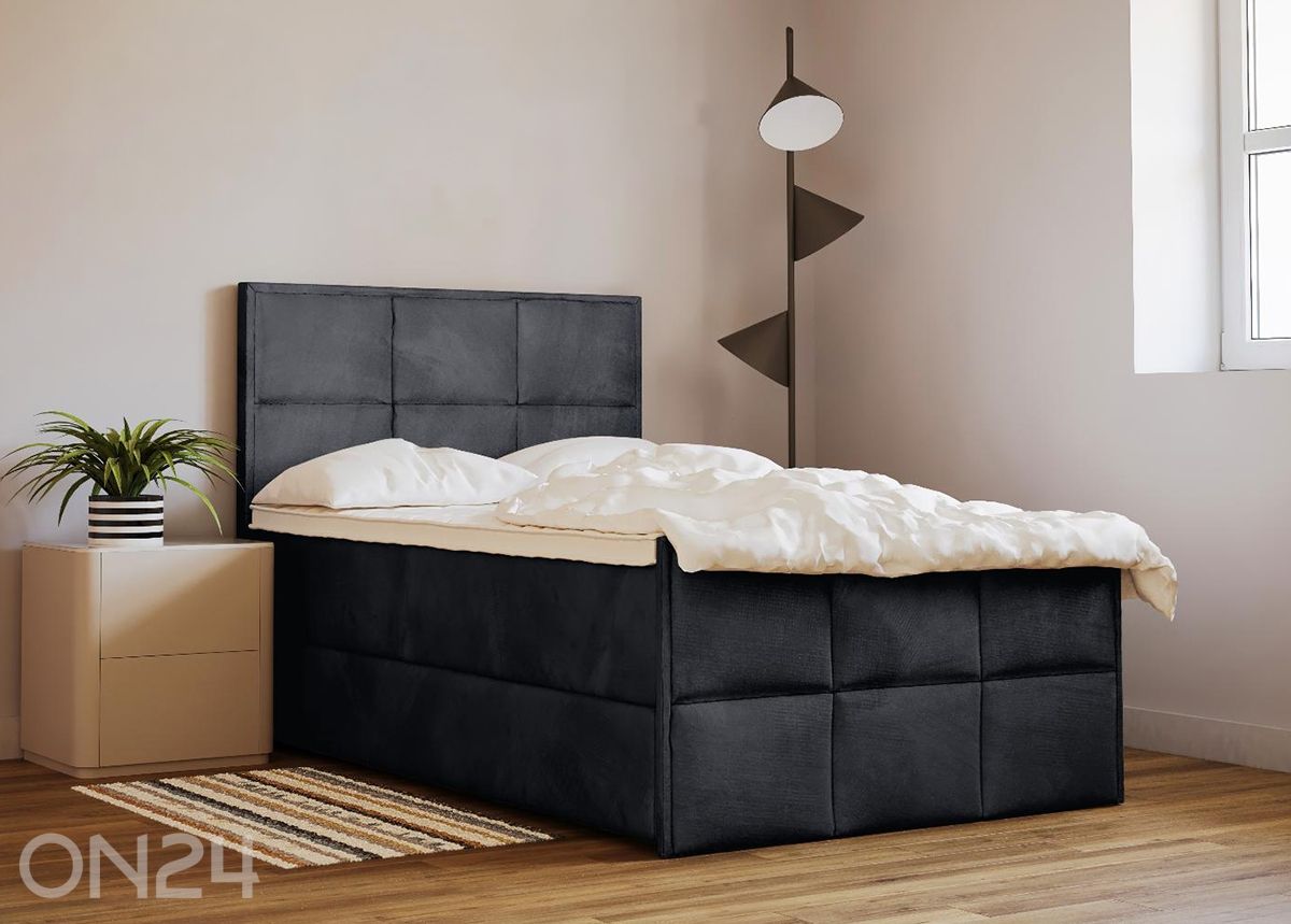 Sime Beds jenkkisänky vuodevaatelaatikolla Helena 120x200cm kuvasuurennos