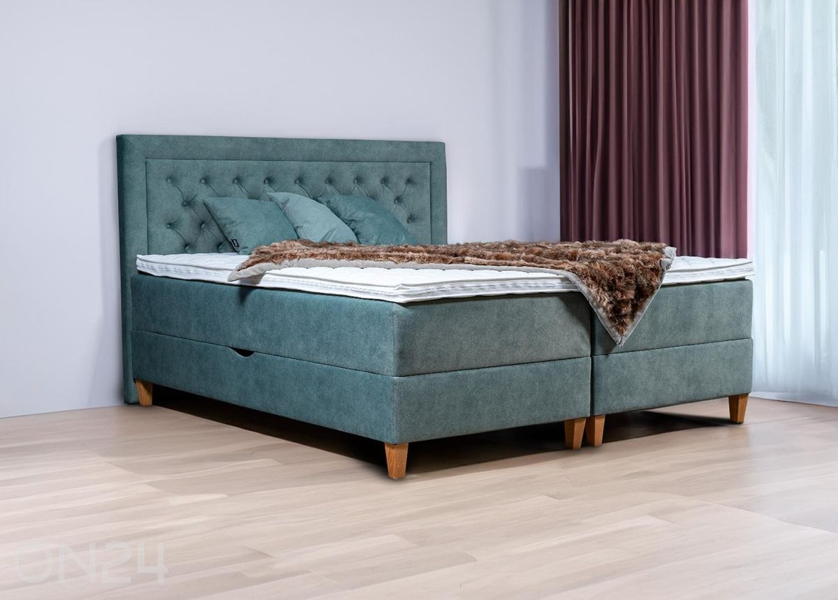 Sime Beds jenkkisänky vuodevaatelaatikolla Marleen 140x210 cm kuvasuurennos