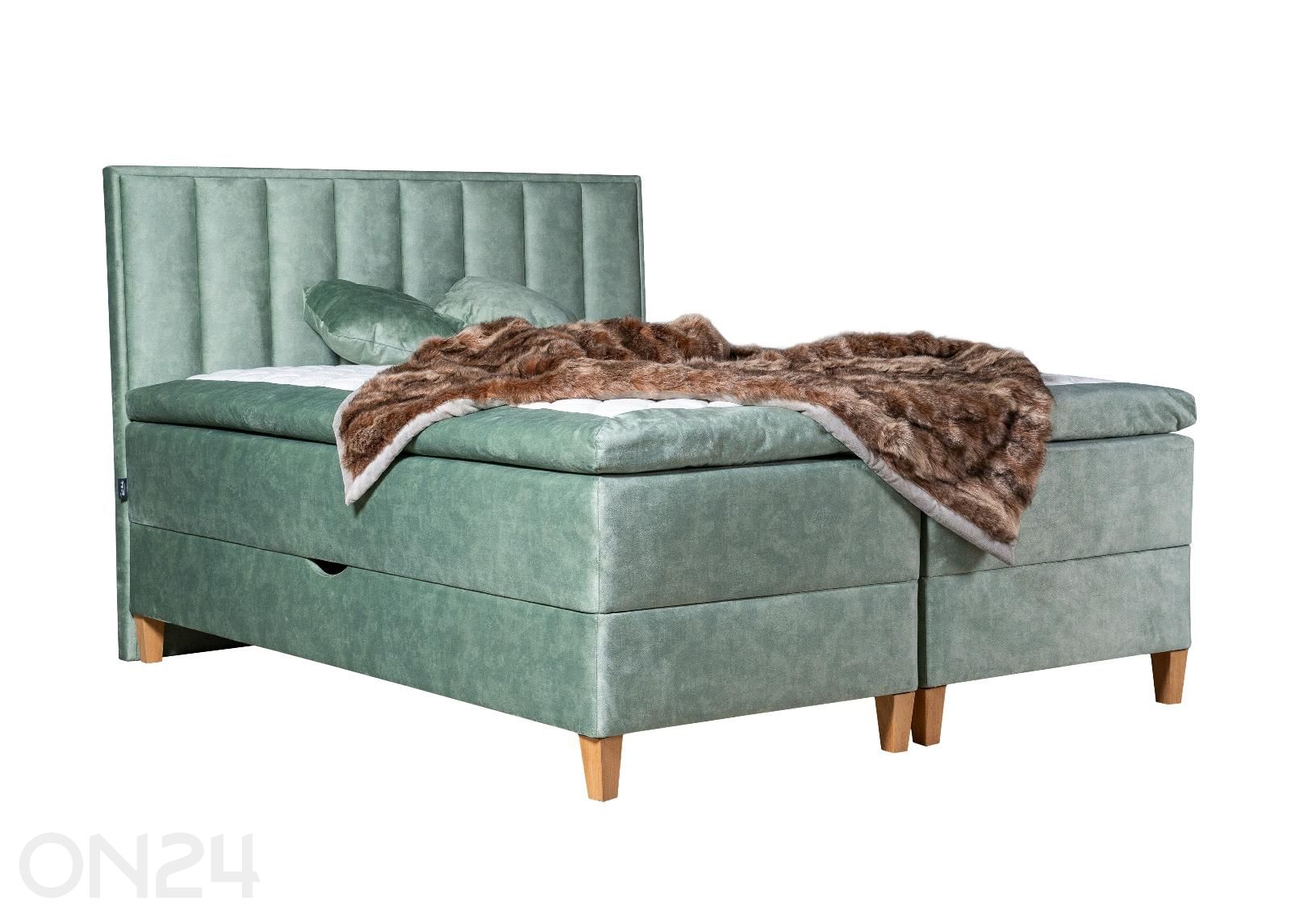 Sime Beds jenkkisänky vuodevaatelaatikolla Mileen 160x210 cm kuvasuurennos