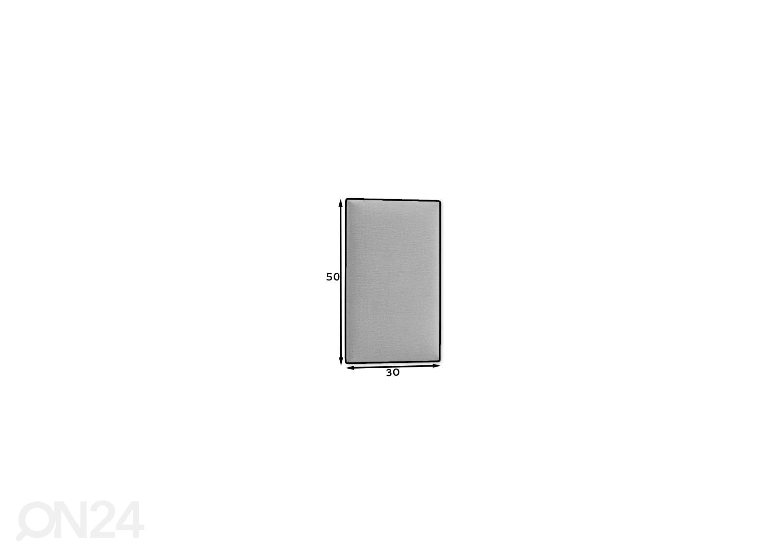 Sisustuspaneeli kankaalla 50x30 cm kuvasuurennos mitat