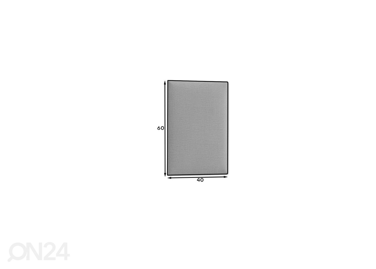 Sisustuspaneeli kankaalla 60x40 cm kuvasuurennos mitat