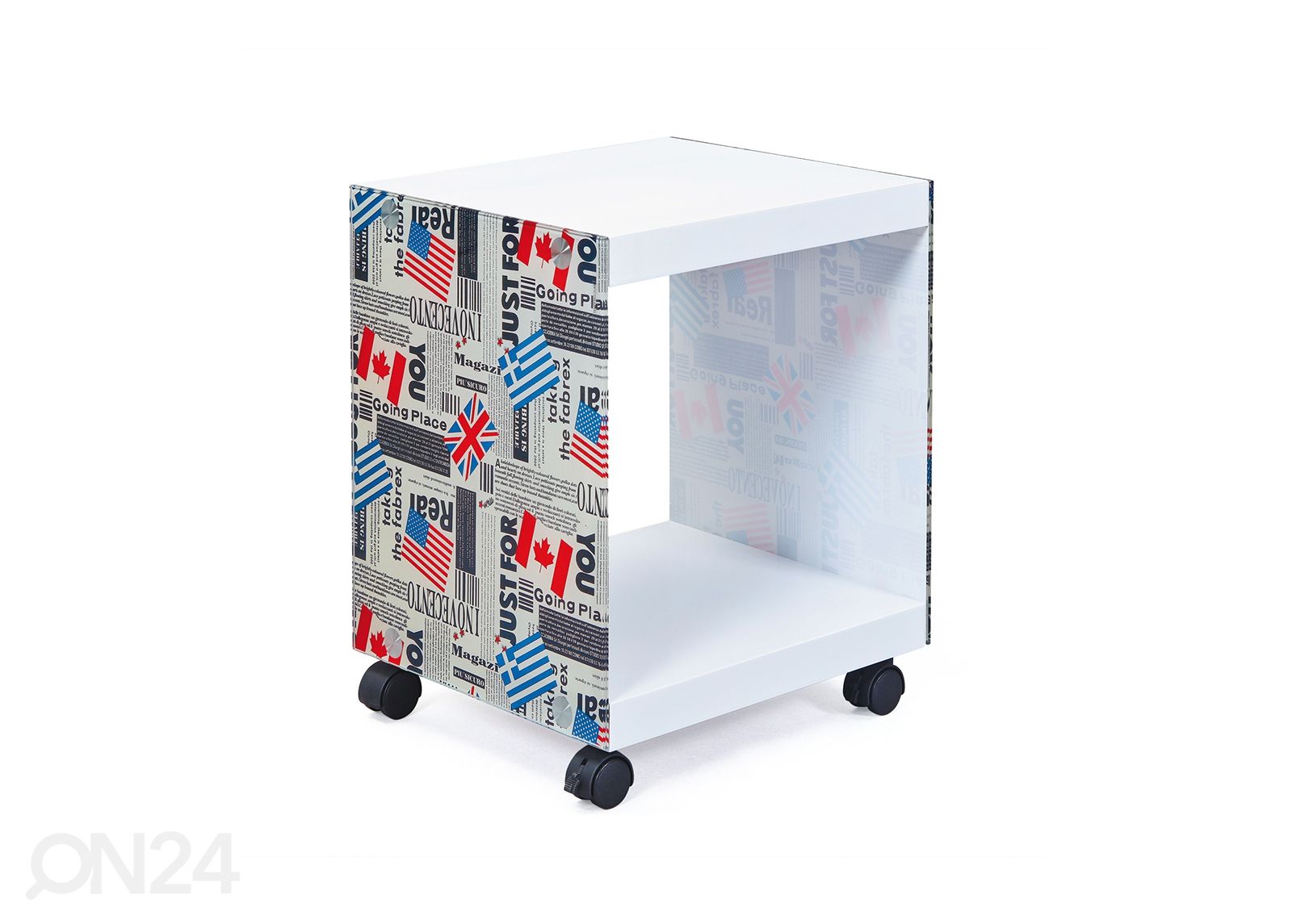 Sivupöytä Flagcube kuvasuurennos