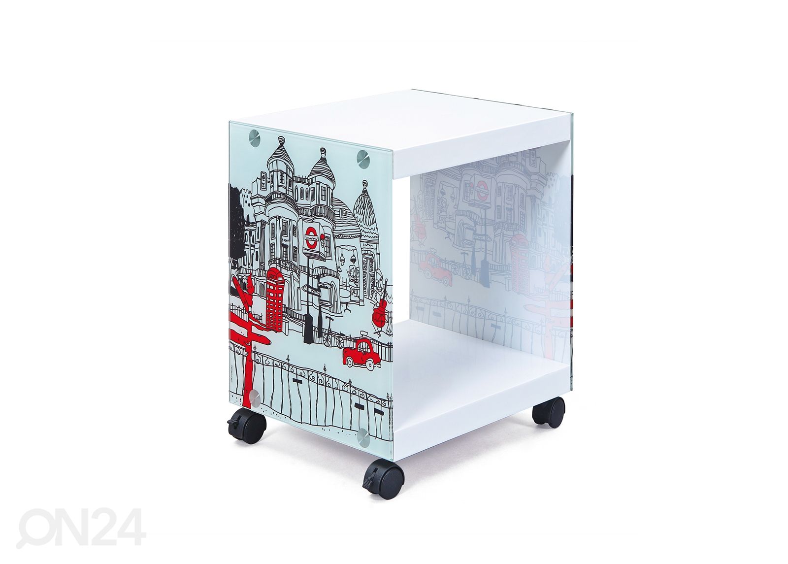 Sivupöytä Londoncube kuvasuurennos