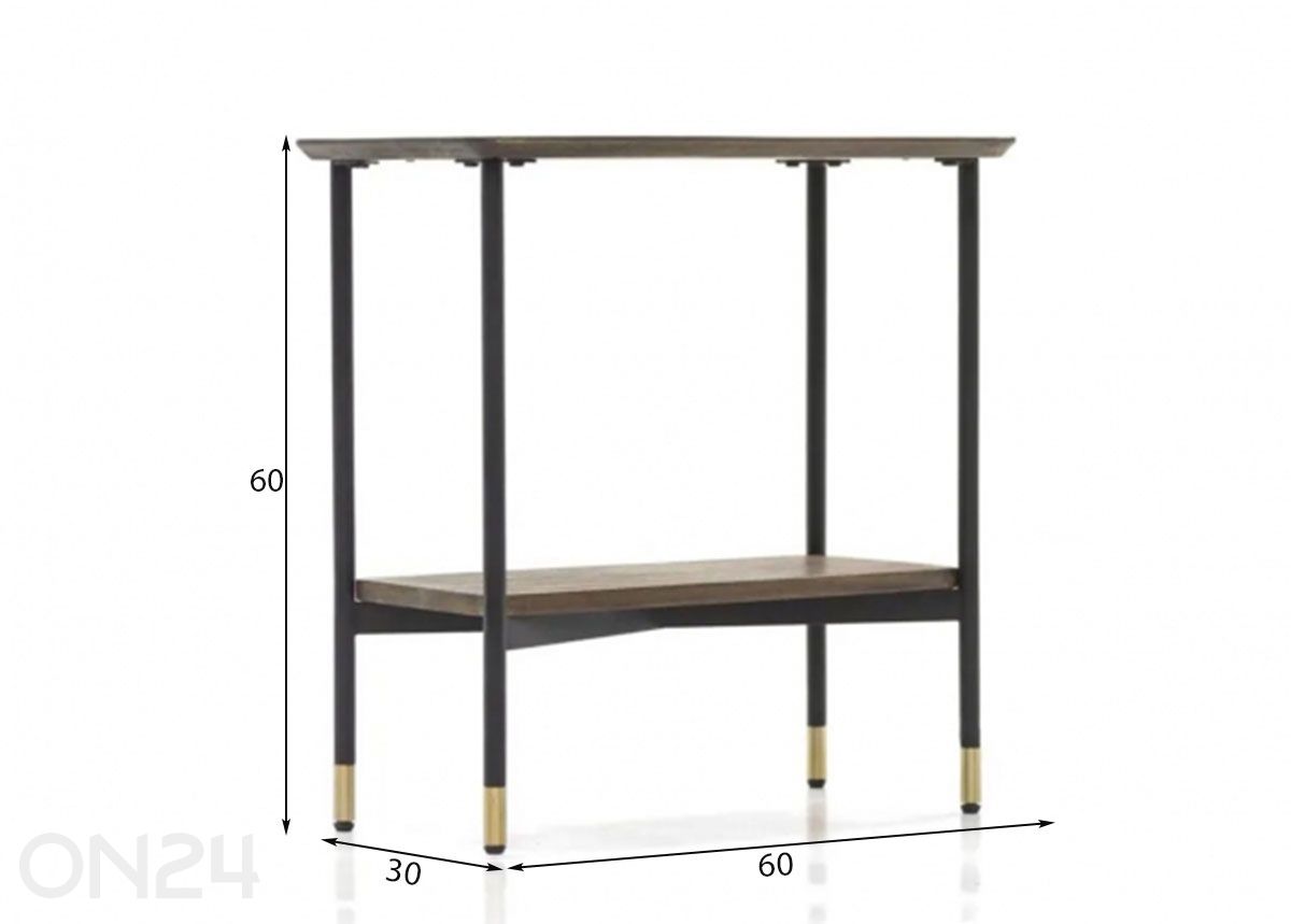 Sivupöytä Maze kuvasuurennos mitat