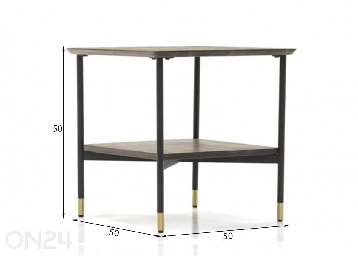 Sivupöytä Maze kuvasuurennos mitat