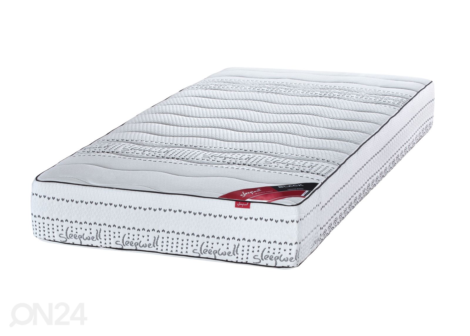 Sleepwell joustinpatja Black Multipocket Low 80x200 cm kuvasuurennos
