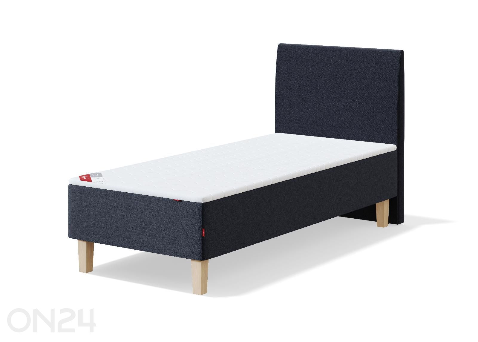 Sleepwell joustinsänky Blue Pocket 80x200 cm + pääty H20 low + petauspatja Profiled Foam + jalat H:18 kuvasuurennos