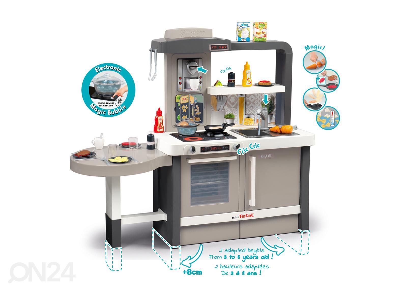 Smoby elektroninen keittiö Tefal Evolutive kuvasuurennos