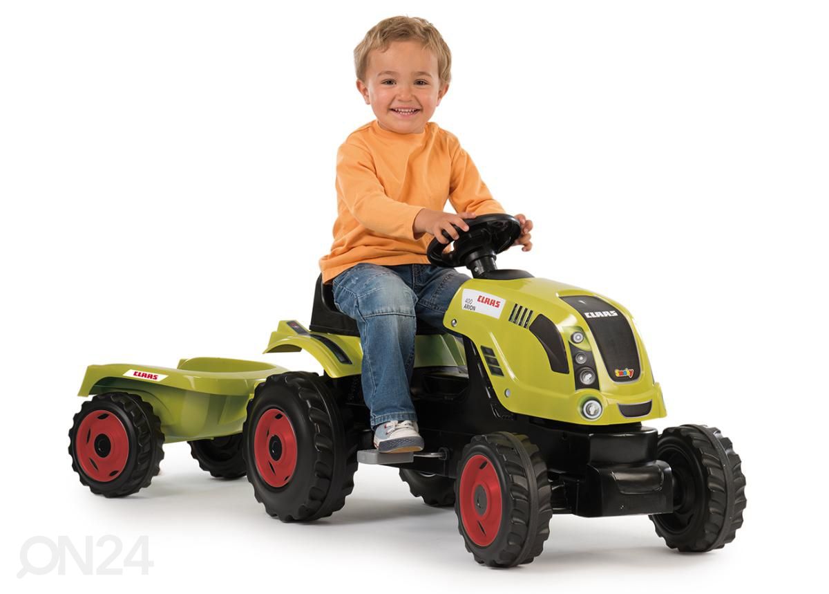 Smoby traktori Claas Farmer XL + peräkärry kuvasuurennos