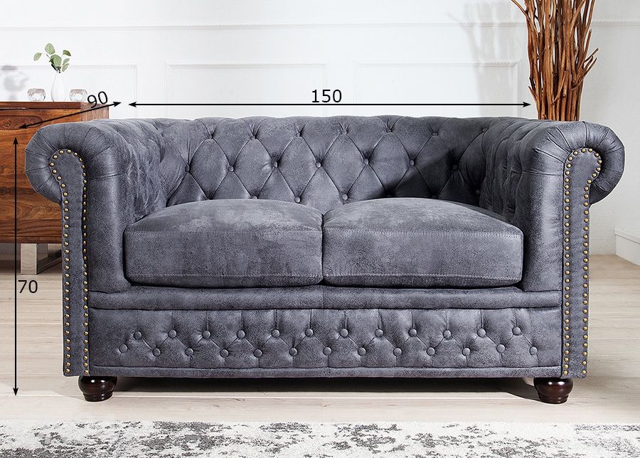 Sohva Chesterfield kuvasuurennos mitat