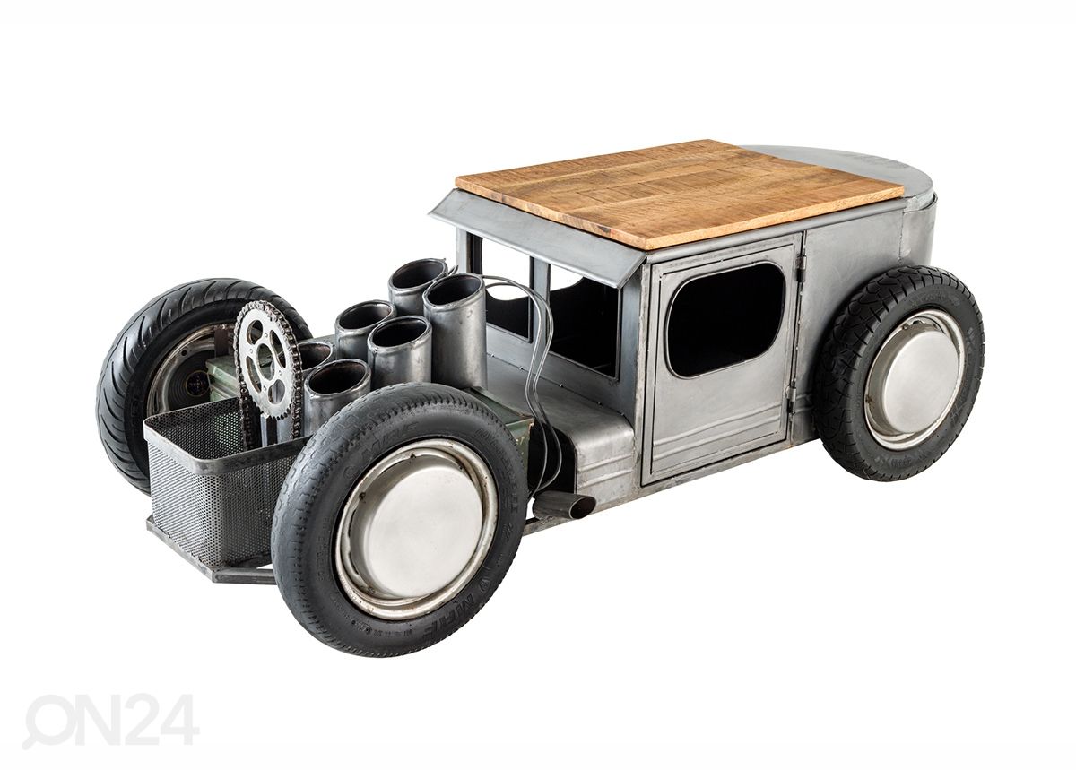 Sohvapöytä Hot Rod 165x73 cm kuvasuurennos