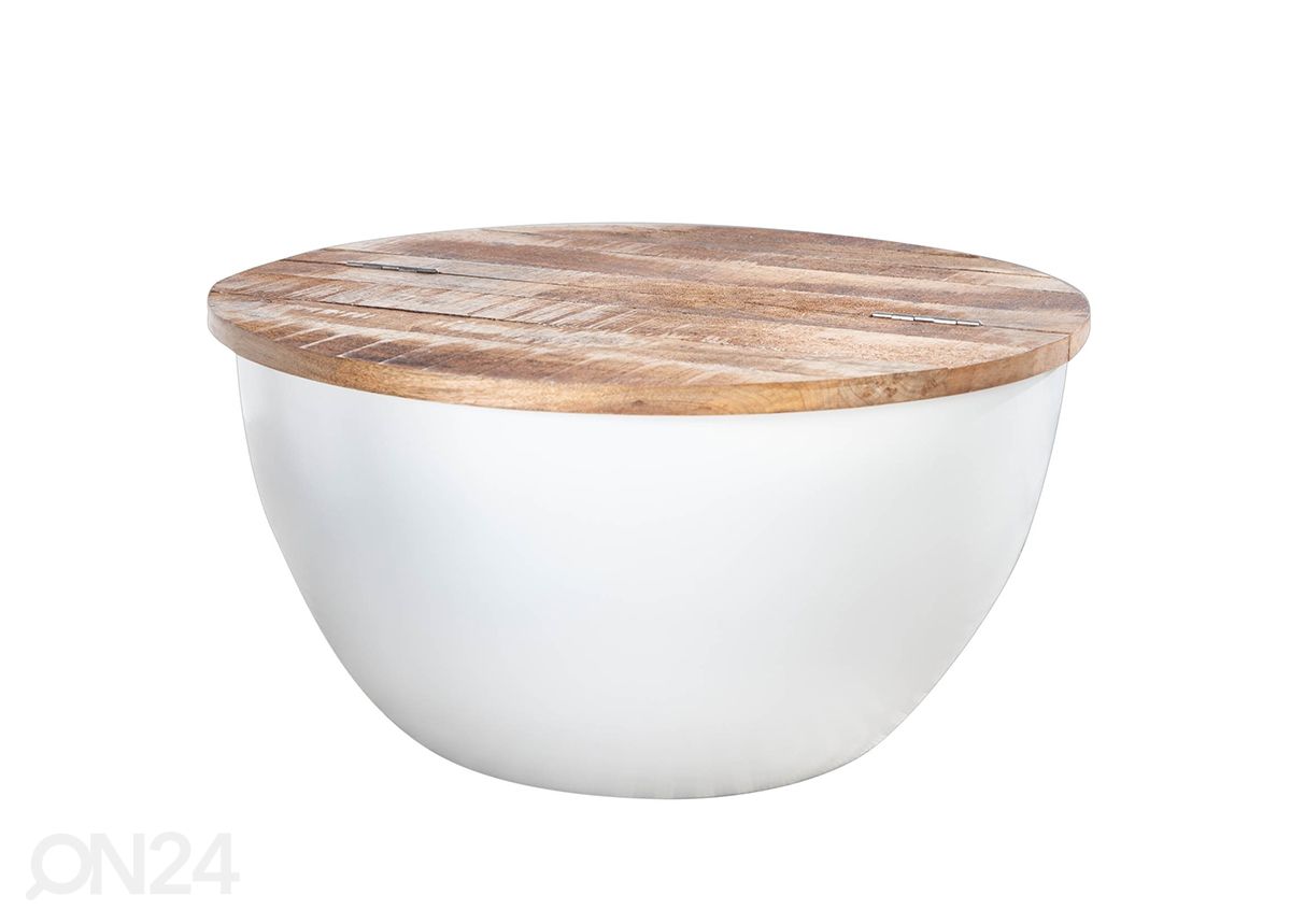 Sohvapöytä Industrial Storage Ø 60 cm kuvasuurennos